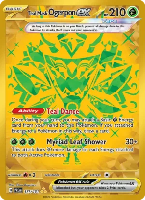 Teal Mask Ogerpon ex 177 - Prismatic Evolutions