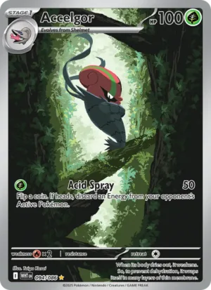 Accelgor 094 - White Flare