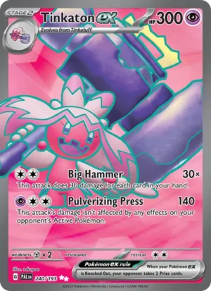Tinkaton ex 240 - Paldea Evolved