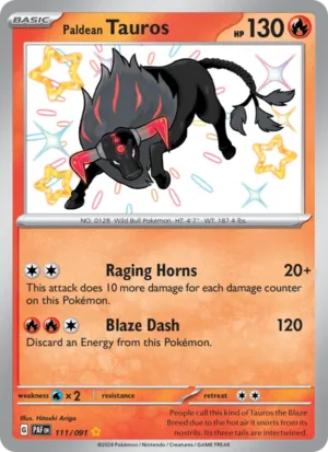 Paldean Tauros 111 - Paldean Fates